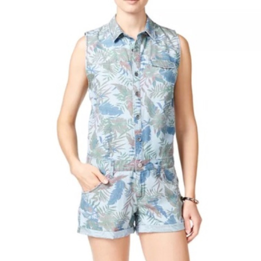 Hudson Jeans Floral Romper Size Small NWT